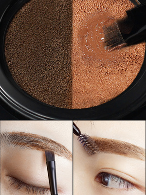 Tình yêu lovein đệm không khí nhuộm lông mày kem không thấm nước và mồ hôi kéo dài tự nhiên không đánh dấu đích thực Hàn Quốc lông mày bột lông mày bút chì chì kẻ mày không trôi Bút chì lông mày / Bột / Stick