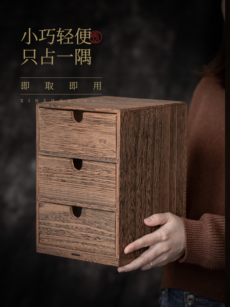 Pu 'er tea cake box box packing box solid wood, multi - layer receive a box of white tea tea ano high drawer tea boxes