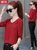 Áo sơ mi cổ lọ búp bê nữ nửa tay 2019 xuân hè mới phiên bản Hàn Quốc mới của những chiếc quần áo mỏng trên áo sơ mi màu trơn - Áo sơ mi mẫu áo sơ mi nữ tay dài Áo sơ mi