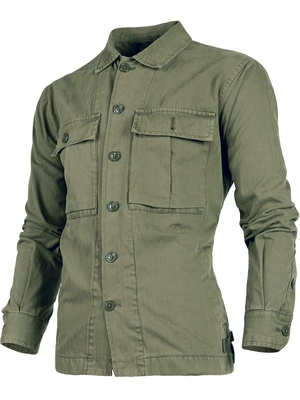 Haixing nặng retro cotton ve áo bảo hộ lao động áo khoác quân đội màu xanh lá cây mùa xuân và mùa thu lỏng áo khoác giản dị - Cực lớn