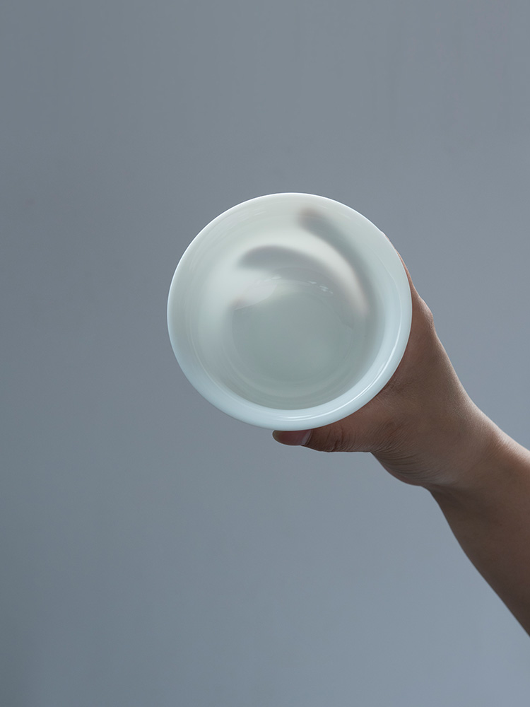 Good thing JingLan hand - made persimmon persimmon ruyi was suit jingdezhen ceramic tea taking kung fu tea tureen white porcelain