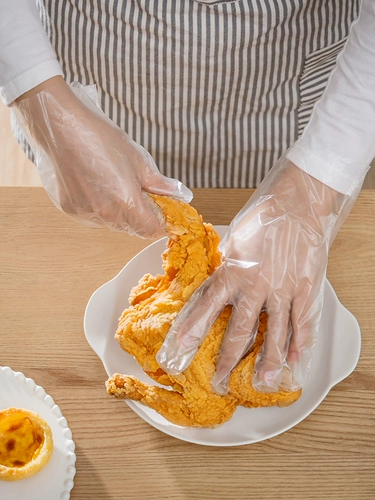 Одноразируемая перчатка пищи -Объявляйте пищу и густую прочную кухонную коробку с густой прочной