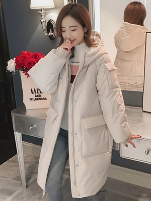 Áo khoác nữ mùa đông 2019 chống lông bông dễ thương xuống áo khoác bông mùa đông Áo khoác cotton màu đỏ nổ - Bông áo phao nữ uniqlo Bông