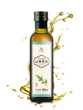 乐金香山核桃油野生冷榨100ML 婴儿辅食用油 