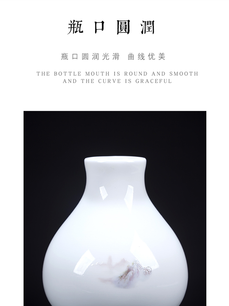 Jingdezhen blue and white porcelain vases, new Chinese style household ceramics from the sitting room the dried hydroponic flower arranging the gourd bottle furnishing articles