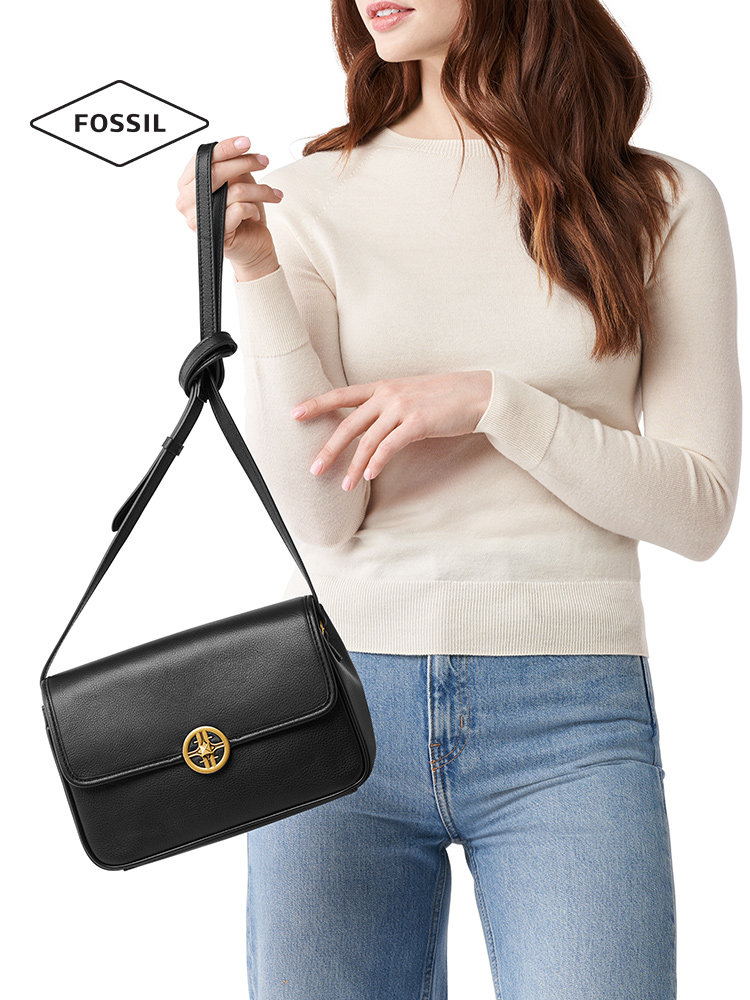 Fossil 化石 JASMINE系列 女式真皮斜挎包 SHB2884 多重优惠折后¥576.3包邮包税 2色可选