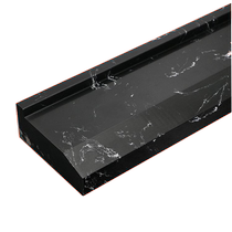 Sunken bathroom water retaining strip marble solid shower room dry and wet separation barrier-free toilet water blocking stone base