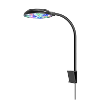 Full spectrum usb fish tank lamp small clip lamp algae tank lamp round special water grass fill light adjustable white light small