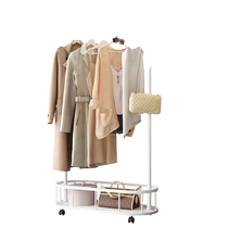 Coat rack bedroom floor-standing clothes hanger room household dirty clothes basket storage artifact living room indoor multi-functional clothes hanger