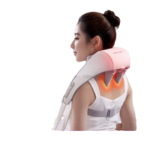 Trapezius shoulder and neck massager kneading hot compress charging home office neck massage back shoulder cervical spine massager