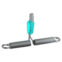 Anti-winding sub-line splitter fast sub-line clamp new fixed distance double hook splitter quick-hanging silicone spring unloading force