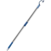 Stainless steel clothes pole telescopic rod clothes drying pole fork clothes drying pole clothes picking rod household clothes fork pole stick Yacha thickened