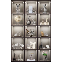 A complete set of elegant and beautiful ornaments for the living room wine cabinet TV cabinet ceramic light luxury simple decoration housewarming gift