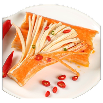 Hand-shredded crab sticks ready-to-eat crab sticks office casual snacks spicy and sweet taste