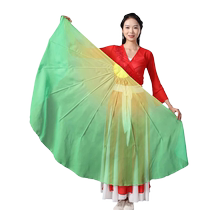 Fishbone Fan Cartilaginous Fan Spring Festival Gala Performance Opening Festival Colorful Songs Colorful Fishbone Soft Fan Dance Fishbone Fan