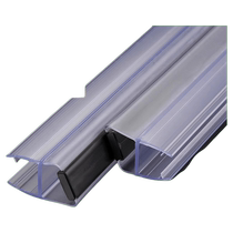 Bathroom glass door waterproof seal strip sliding door magnetic adhesive strip door seam frameless window shower room water retaining strip sliding door