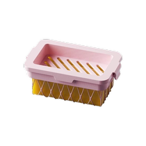 Highly elastic mesh soap foaming box multi-functional laundry hands-free foaming household anti-slip soap storage box
