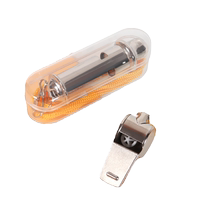 _Whistle Stainless Steel Teacher Basketball Sports Game Training Whistle Referee Professional Outdoor Gold Excellent Choice