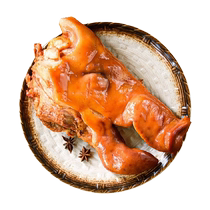 Five-spice braised pigs trotters fragrant pork trotters pigs feet pigs ears cooked food ready-to-eat snacks fresh snacks and drinks