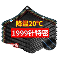Sunshade net thickened encrypted sunscreen net black net courtyard plant insulation common sun shade net sun net roof roof