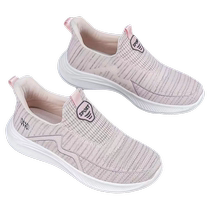 2024 autumn and winter new one-legged shoes for the elderly lightweight and breathable walking shoes for women square dance sports and casual shoes for women