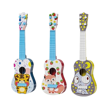 Ukulele childrens beginner mini guitar toy boys and girls mini musical instrument can play music simulation