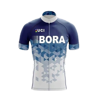 Mens summer cycling jersey thin mens short-sleeved suit quick-drying road cycling jersey team version breathable