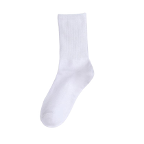 Chaussettes femelles Chaussettes de mi-tonneau Les chaussettes pour hommes Longs chaussettes Désodorisant les Socks de basket-ball Automne Hiver Long Silo Pile Socks Étudiant Tendance Pure Black