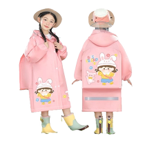 Childrens raincoat for boys and girls new full body waterproof poncho for kindergarten primary school students to go to school with schoolbag bits