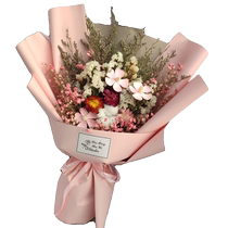 Graduation bouquet in hand roses and stars dried flowers bouquet ceremony photo props birthday gifts for girls