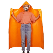 Childrens fire extinguishing cloak cloak fireproof clothing silicone special fire extinguishing blanket high-rise fire escape equipment