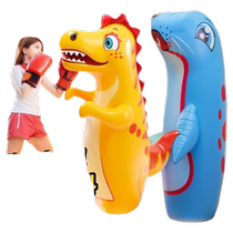 Sandbag tumbler decompression sandbag home boxing training equipment childrens fitness inflatable boxing column vertical reaction