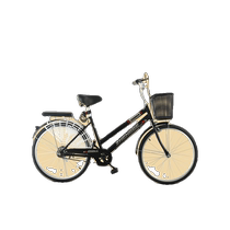 Bicycle lightweight variable speed commuter solid tire 24 inch 26 commute to work student adult bicycle riding luxury