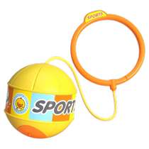 Childrens toy jumping ball flashing bounce ball luminous elastic ball foot ring set foot bouncing exercise for boys and girls