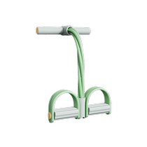 Pedal puller with sit-ups assistive device for women open back home stretch rope fitness arm training back training