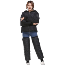 Electric vehicle motorcycle knee pads to keep warm while riding in winter. Cycling knee protection against cold and wind leg protection artifact for men and women.