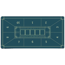 Thickened Texas Holdem tablecloth mat special chip lock side table mat Texas Holdem tablecloth mat rectangular online desktop
