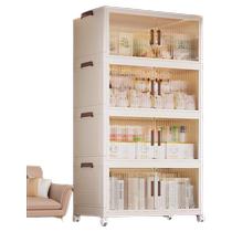Installation-free wardrobe multi-layer clothes storage box baby small wardrobe plastic bedroom home simple storage locker