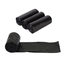 Outdoor travel household extra thick thickened garbage bag universal drawstring plastic bag disposable outdoor bag