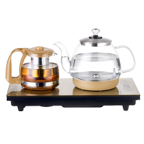 Fully automatic insulated bottom-top water-making teapot electric thermostatic kettle integrated tea tray household tea table electric tea stove for making tea