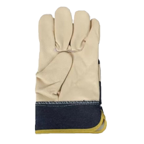 Anti-slip and wear-resistant factory maintenance processing and handling machinery construction soft and tear-resistant cowhide gloves for outdoor use