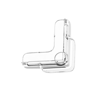 Broken bridge aluminum window anti-collision corner airbag corner protector anti-collision package right-angle inner window transparent silicone protective cover corner