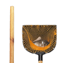 One-piece wooden handle fishing net fishing net pocket fishing net household net copying artifact large and small handmade strong