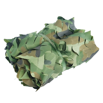 Anti-aerial photography camouflage net anti-satellite blocking camouflage net green sunshade net sun protection net double layer thickening and encryption