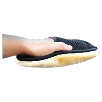 Car wash gloves plush wool thickened rags bear paws that do not hurt the car paint special sponge for car waxing