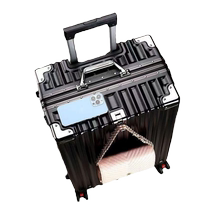 Good-looking suitcase for male college students with large capacity trolley suitcase for female dormitory password box strong and durable suitcase