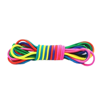 Post-80s nostalgic jumping rubber band for primary school students special childrens toy skipping rope high elasticity and durability old-fashioned rubber band rainbow