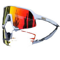 Ke day and night dual-use 100% cycling glasses running sports windproof goggles professional color-changing goggles for men and women anti-fog