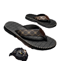 Hongxing Erke new slippers mens summer outer wear non-slip wear-resistant beach flip-flops casual Vietnamese flip-flops