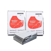 Outdoor emergency insulation blanket polyester film emergency blanket life-saving blanket cold-proof blanket warm outdoor low-temperature survival mountaineering